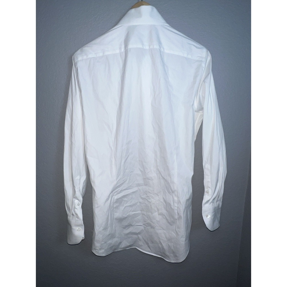 Suitsupply White Cotton Stretch Extra Slim Fit Dress Shirt - Picture 2 of 12